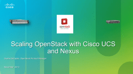 Cisco UCS - OpenStack