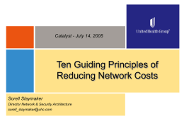 10 Ways to cut Network Costs