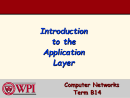 Application layer protocol