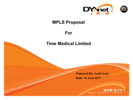 Time Medical-Proposal - Epochal Tech Holding Limited