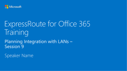 “Managing Office 365 Endpoints” page
