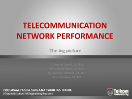 telecommunication network performance