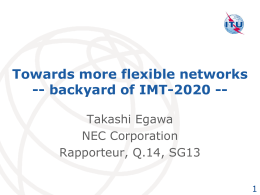 flexibility of networks