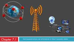TELECOMMUNICATIONS AND NETWORKING IN TODAY`S