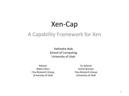 Xen-Cap - Flux Research Group