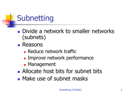 IP networking
