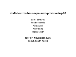 draft-boutros-bess-evpn-auto-provisioning-02