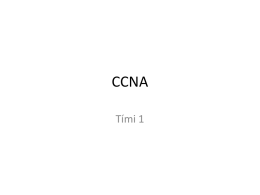 Introduction to CCNA