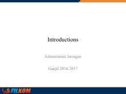 1.Introductions - Rakhmadhany Primananda