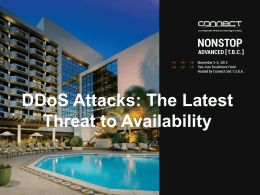 The Anatomy of a DDoS Attack