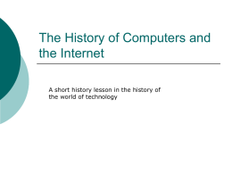TheHistoryOfComputers