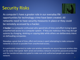 Security Risks