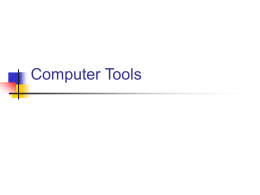 Computer Tools