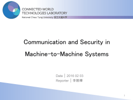 Communication-and-Security-in-M2M