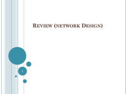 Review (network Design)