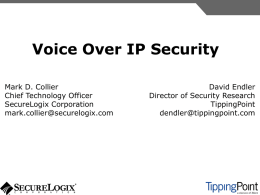 Gathering Information - Hacking Exposed VoIP