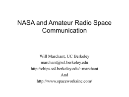 (MIREX), have worked with the space agencies to fly Amateur Radio