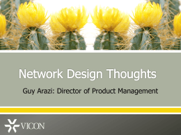 NetworkDesignThoughts