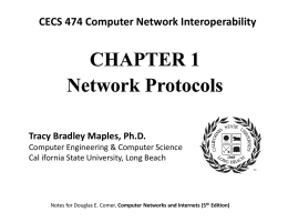 Chapter 1 -- Protocols - California State University, Long Beach