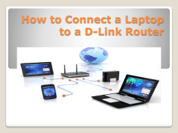 How to Connect a Laptop to a D-Link Router