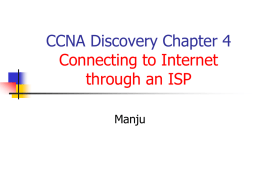 CCNA Discovery Chap 4