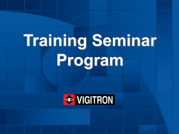Training Seminar Program