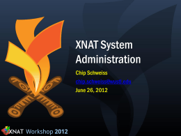Breakout: XNAT System Administration