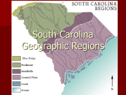 South Carolina Geographic Regions