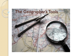 The Geographer*s Tools