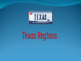 Texas Regions PPT