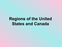US and Canada Regions PPT
