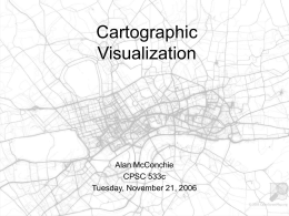 Cartographic Visualization