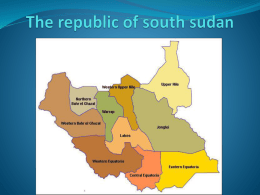 The republic of south sudan