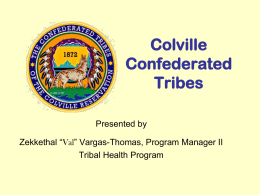 Colville Confederated Tribes - Spokane Regional Health District
