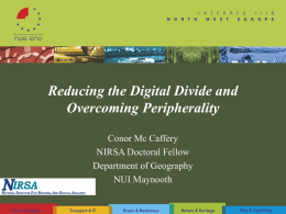 Reducing the Digital Divide and Overcoming Peripherality