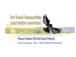 3rd Grade Communities Local Native Americans