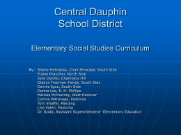 Central Dauphin School District Elementary Social Studies