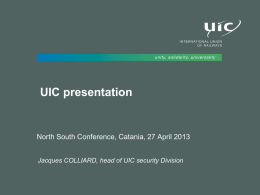 UIC presentation - Cisco Consultant