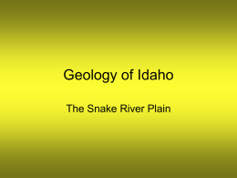 Geology of Idaho - District 273 Technology Services