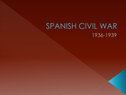 SPANISH CIVIL WAR - Mr. Coleman History