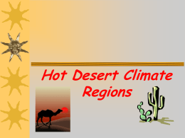 Hot Desert Climate Regions
