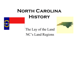 North Carolina History - Johnston County Schools