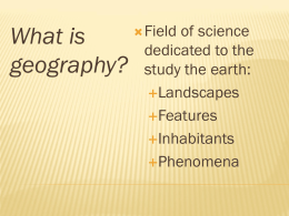 Geography PPT