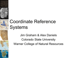 4.1 Coordinate Reference Systems - IBIS