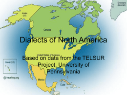 Dialects of North America