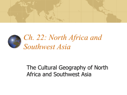 North Africa and Southwest Asia Culture