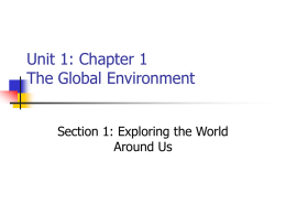 Unit 1: Chapter 1 Section 1