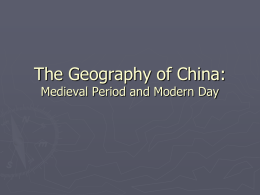 The Geography of China