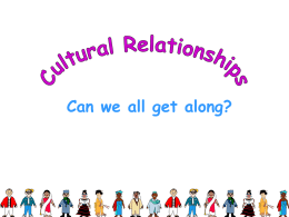 Cultural Relationships Presentation