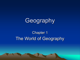 Geography - St. Ursula School